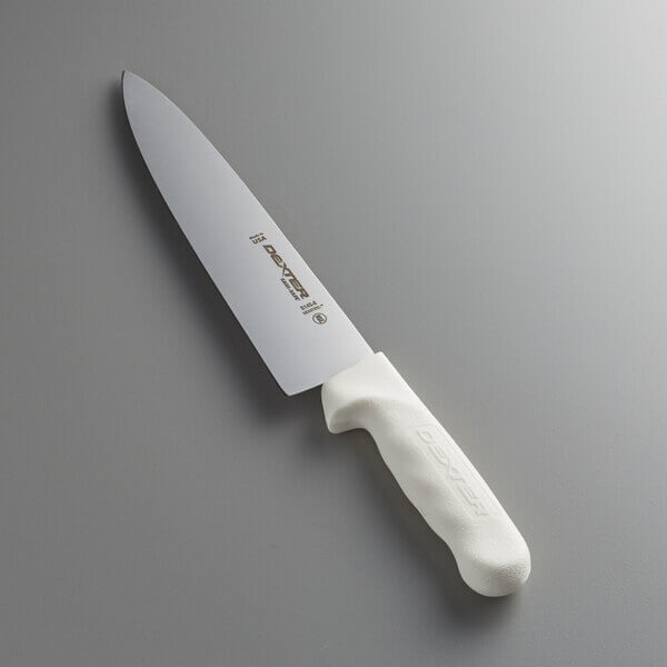 Dexter-Russell Kitchen Knife on titanium board