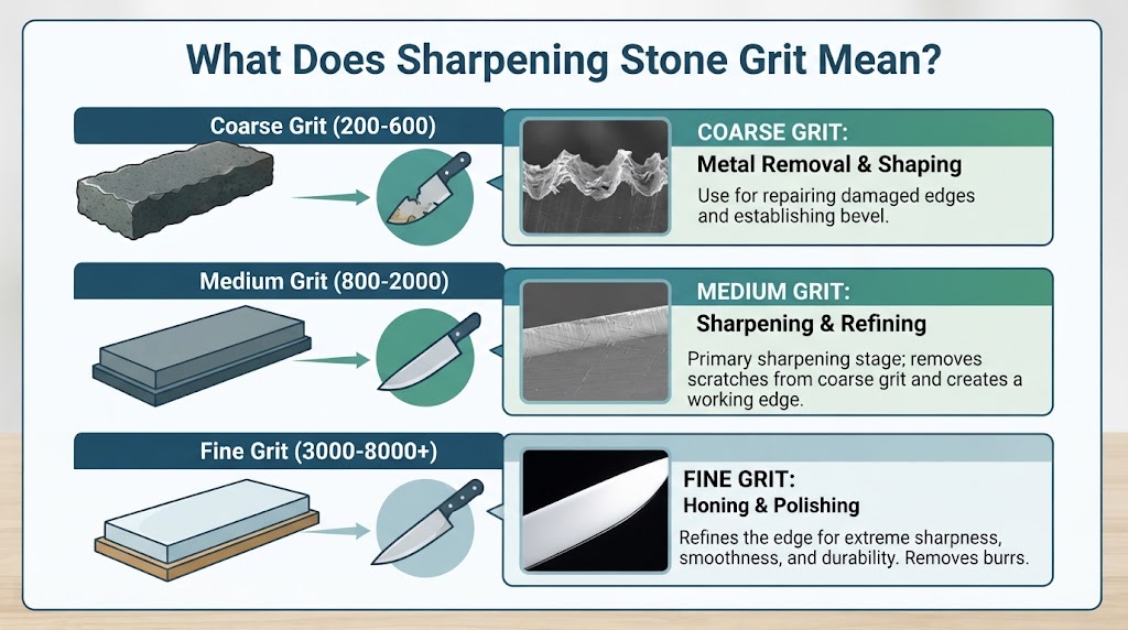 Understanding Sharpening Stone Grit Levels